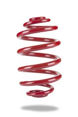 Pedders HD Coil Springs PED-7843 Lift Spring, Heavy Duty, X-Drag, Red Powdercoated, Rear, Pontiac, Each thumbnail 1