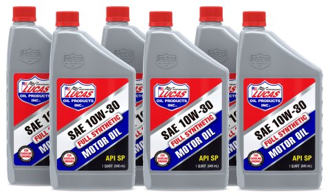 10w30 Lucas High Performance Synthetic Oil 10050 Engine Oil, Synthetic, 10W30, Synthetic, One qt., Set of 6 thumbnail 2