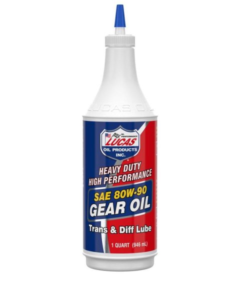 80W90 Lucas Heavy-Duty Plus Gear Oil 10043 Lube, Heavy Duty Plus, 80W90, One qt., Set of 12 thumbnail 1