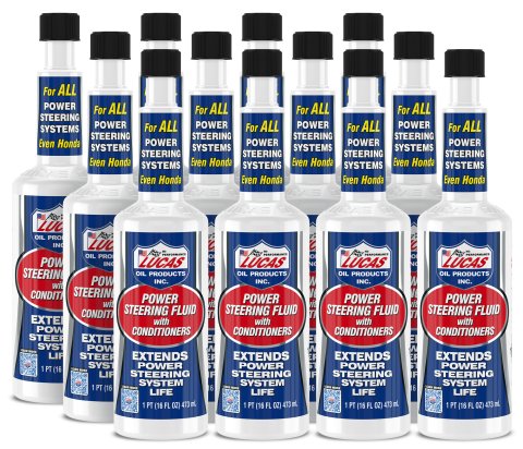 Lucas Power Steering Fluid with Conditioners 10442 Fluid, 16 oz., Set of 12 thumbnail 2