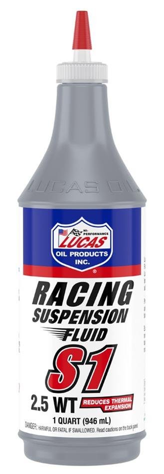 Lucas S1/S2 Racing Suspension Fluid 10488 Shock Oil, Only, S1, Synthetic, 2.5W, One qt., Set of 12 thumbnail 1