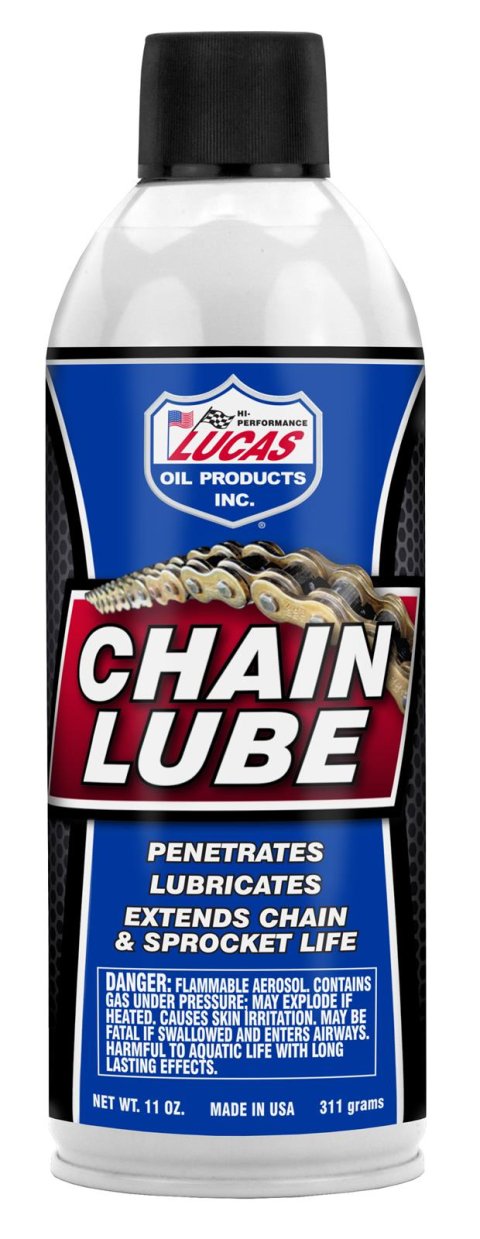 Lucas Chain Lube Aerosol 10393 Lube, O-ring Safe, 11 oz., Aerosol, Set of 12 thumbnail 2