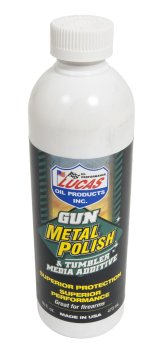 Lucas Gunmetal Polish & Tumbler Media Additive 10880 Polishing Compounds, Gun Metal Polish, 16 oz., Set of 12 thumbnail 1