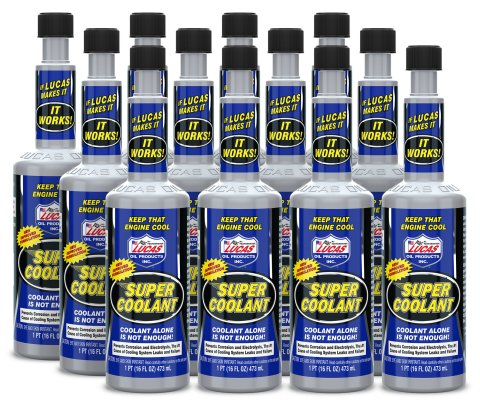 Lucas Super Coolant 10640 Additive, Treats 20 qt., Rust and Corrosion Inhibitors Included, 16 oz., Set of 12 thumbnail 3