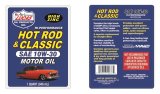 10w30 Lucas Hot Rod and Classic Car Motor Oil 10687 Engine Oil, Mineral, 10W30, 1 qt., Set of 6 thumbnail 1