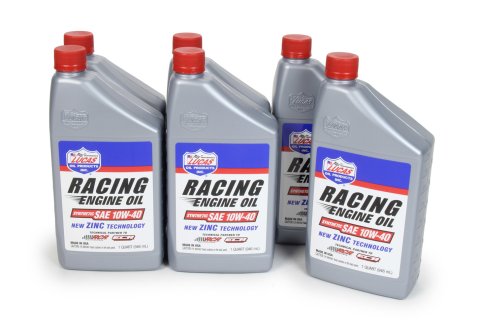 10w40 Lucas Racing-Only High Performance Motor Oil 10942 Engine Oil, Racing Only Performance, Synthetic, 10W40, 1 qt., Set of 6 thumbnail 2