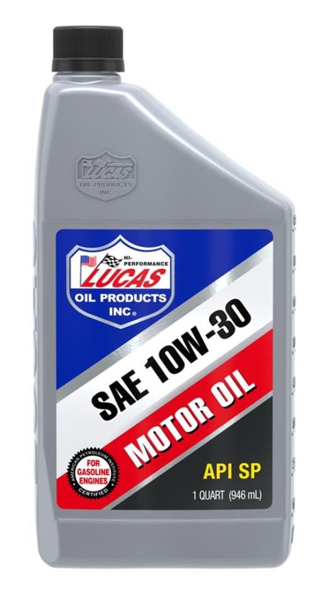10w30 Lucas Petroleum Motor Oil 10276 SAE 10W-30 Oil/6x1/Quart thumbnail 1