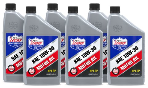 10w30 Lucas Petroleum Motor Oil 10276 SAE 10W-30 Oil/6x1/Quart thumbnail 2