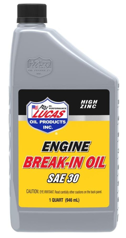 30 Lucas Engine Break-In Oil 10630 Oil, Race Only, Break-In, Mineral, 30W, One qt., Set of 6 thumbnail 1