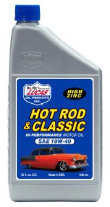 10w40 Lucas Hot Rod and Classic Car Motor Oil 10688 Engine Oil, Car, Mineral, 10W40, 1 qt., Set of 6 thumbnail 1