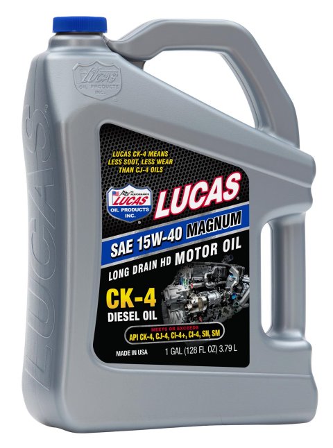15w40 Lucas CK-4 Heavy-Duty Diesel Motor Oil 10287 Engine Oil, CK-4, 15W40, 1 gallon, Set of 4