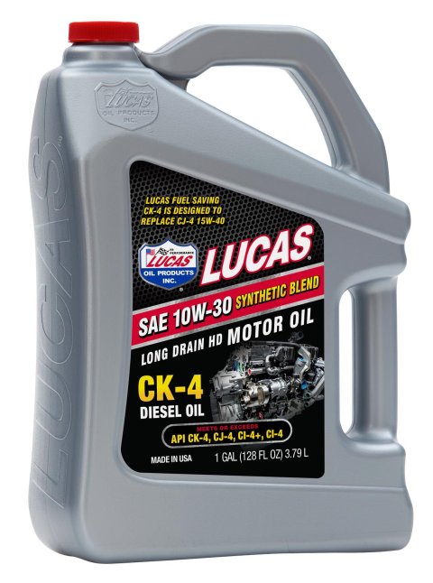 10w30 Lucas CK-4 Heavy-Duty Diesel Motor Oil 10282 Engine Oil, CK-4, Synthetic, 10W30, 1 gallon, Set of 4 thumbnail 1