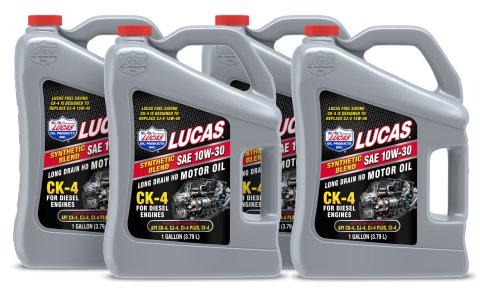 10w30 Lucas CK-4 Heavy-Duty Diesel Motor Oil 10282 Engine Oil, CK-4, Synthetic, 10W30, 1 gallon, Set of 4 thumbnail 2