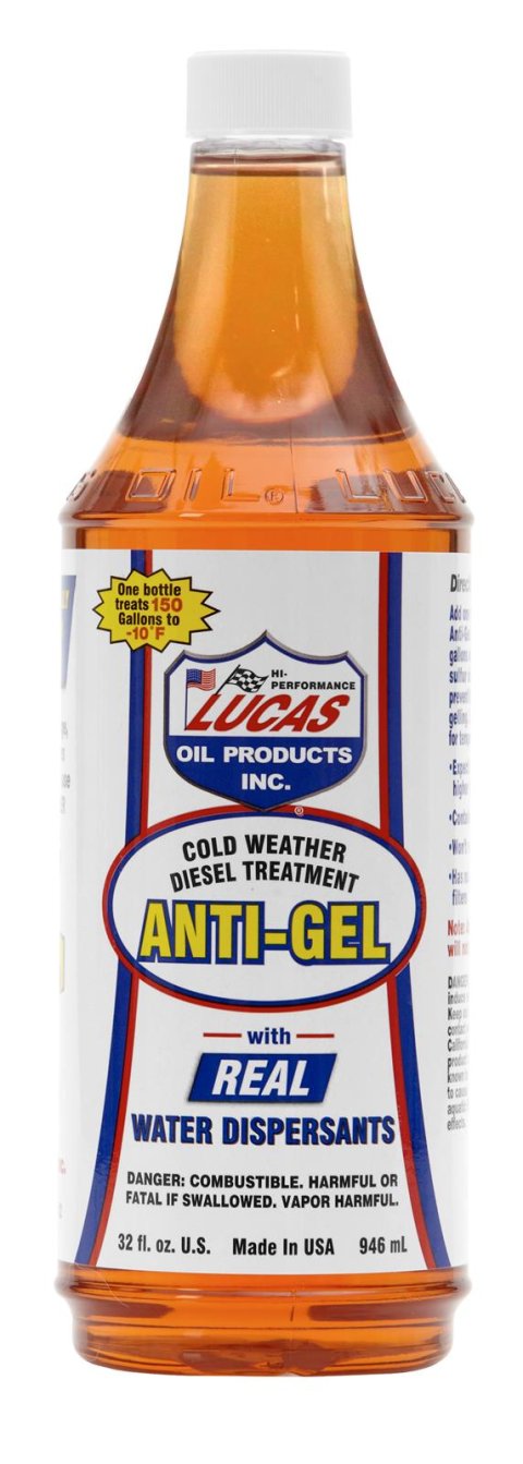 Lucas Anti-Gel Cold Weather Diesel Treatment 10865 Anti Gel Treatment/12x1/Quart