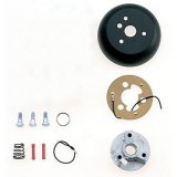 Grant Steering Wheel Installation Kits 3163 Kit, 3-Bolt Mount, Matte Black, Aluminum, Chevy, GMC, Kit thumbnail 1