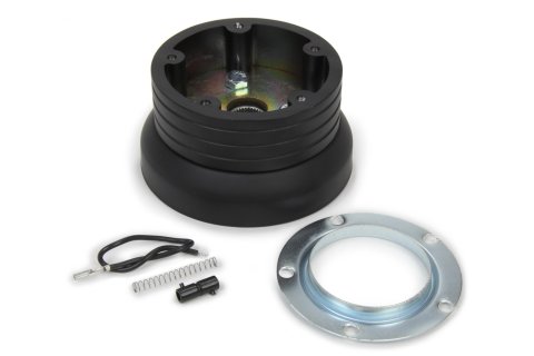Grant Billet Style Installation Kits 5196 Steering Wheel Kit, 5-Bolt Mount, Black Luster, Aluminum, AMC, GM, Mopar, Jeep, Kit thumbnail 3
