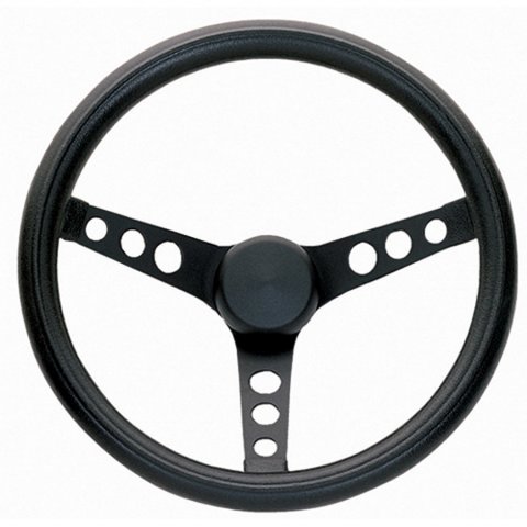 Grant Classic Foam Steering Wheels 338 Wheel, Foam, Steel/Black, Foam/Black, 3-Spoke, 13.5 in. Diameter, 3-Bolt Mount, Each thumbnail 2