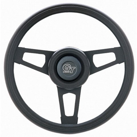 Grant Challenger Steering Wheels 870 Wheel, Challenger, Steel Center, 3-Spokes, Black, Foam Grip, Black, 13.75 in. Diameter, 3-Bolt Mounting, Each thumbnail 2