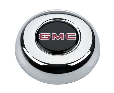 Grant Horn Buttons 5636 Button, Steel, Chrome, GMC Logo, for Challenger, Classic Series, Each thumbnail 1