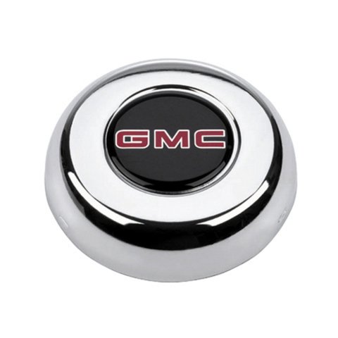 Grant Horn Buttons 5636 Button, Steel, Chrome, GMC Logo, for Challenger, Classic Series, Each thumbnail 2