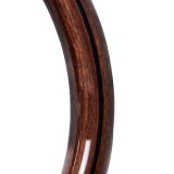Grant Mahogany Steering Wheels 1176 Wheels, Collectors Series, 14.5 in. Diameter, Aluminum, Polished Spokes, Wood Grip, with Horn Button, Each thumbnail 3