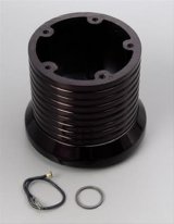 Grant Billet Style Installation Kits 5167 Steering Wheel Kit, 5-Bolt Mount, Black Luster, Aluminum, Chevy, GMC, Kit thumbnail 1
