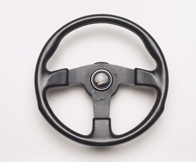 Grant GT Rally Steering Wheels 761 Wheel, Rally, Aluminum/Black, Foam/Black, 3-Spoke, 13.5 in. Diameter, 5-Bolt Mount, Each thumbnail 2