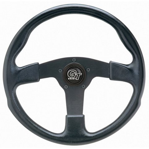 Grant GT Rally Steering Wheels 761 Wheel, Rally, Aluminum/Black, Foam/Black, 3-Spoke, 13.5 in. Diameter, 5-Bolt Mount, Each thumbnail 3