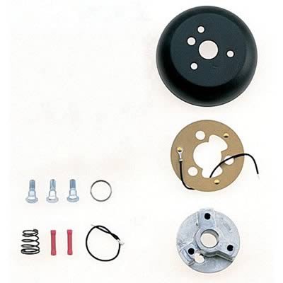 Grant Steering Wheel Installation Kits 3289 Kit, 3-Bolt Mount, Matte Black, Aluminum, Ford, Lincoln, Mercury, Kit thumbnail 1