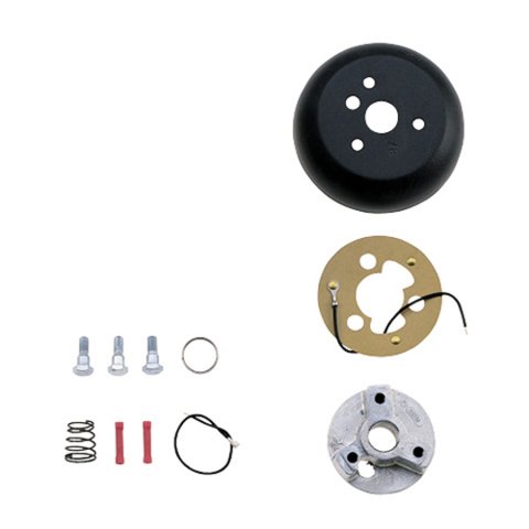 Grant Steering Wheel Installation Kits 3289 Kit, 3-Bolt Mount, Matte Black, Aluminum, Ford, Lincoln, Mercury, Kit thumbnail 2