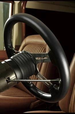 Grant Steering Wheel Installation Kits 3196 Kit, 3-Bolt Mount, Matte Black, Aluminum, AMC, GM, Mopar, Jeep, Kit thumbnail 3