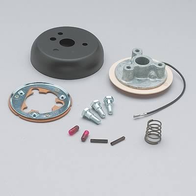 Grant Steering Wheel Installation Kits 3568 Kit, 3-Bolt Mount, Matte Black, Aluminum, Volkswagen, Kit thumbnail 2