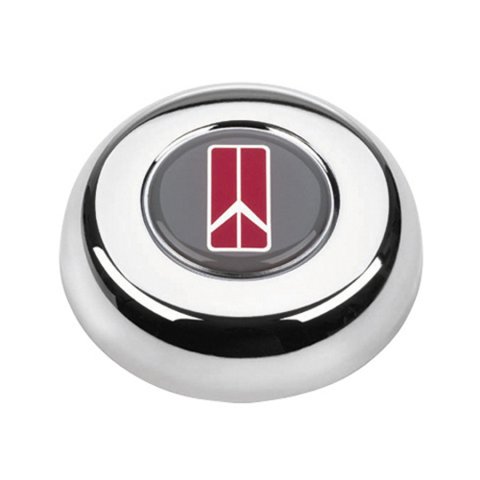 Grant Horn Buttons 5634 Button, Steel, Chrome, Oldsmobile Logo, for Challenger, Classic Series, Each thumbnail 2
