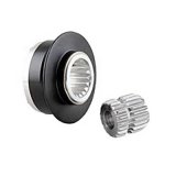 Grant Quick-Release Hubs 3003 Steering Wheel Quick-Disconnect, Pinless, Aluminum, Black, for Wheels, Weld-On 5/8 in. Shaft, Each thumbnail 1