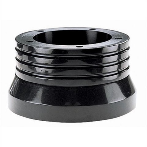 Grant Billet Style Installation Kits 5162 Steering Wheel Kit, 5-Bolt Mount, Black Luster, Aluminum, Chevy, AMC, GMC, Oldsmobile, Kit thumbnail 1