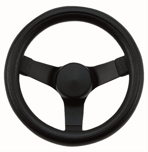 Grant Racing Performance Series Steel Steering Wheels 850 Wheel, Classic Performance, Steel/Black, Foam/Black, 3-Spoke, 10.25 in. Diameter, 3-Bolt, Each