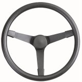 Grant Racing Performance Series Steel Steering Wheels 332 Wheel, Winston Cup Style, Steel/Black, Foam/Black, 3-Spoke, 14.75 in. Diameter, 3-Bolt Mount, Each thumbnail 1