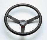 Grant Racing Performance Series Steel Steering Wheels 332 Wheel, Winston Cup Style, Steel/Black, Foam/Black, 3-Spoke, 14.75 in. Diameter, 3-Bolt Mount, Each thumbnail 2