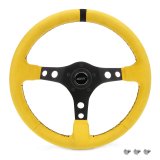 Grant Products Steering Wheels 8517 Suede Yellow with Center Stripe, Alumiunum Spoke, and Universal 3 or 5 Hole Pattern (Installation Hub Needed) thumbnail 3