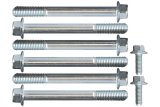 ICT Billet Water Pump Bolt Kits 551434 Bolts, Flanged Hex Head, Steel, Zinc Plated, Chevy, LS, Kit thumbnail 1
