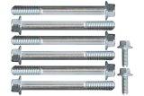 ICT Billet Water Pump Bolt Kits 551434 Bolts, Flanged Hex Head, Steel, Zinc Plated, Chevy, LS, Kit thumbnail 2