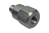 ICT Billet Gauge Adapters 551159 Adapter, Straight, Aluminum, Natural, M12 x 1.5 Male Threads, 1/8 in. NPT Female Threads, Each thumbnail 3