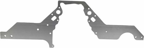 ICT Billet Motor Plates 551815-GBDY LT Front Engine Plate for 1978-88 G-Body Mount thumbnail 2