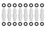 ICT Billet Mock-Up Fuel Injector Plugs 551333-LS3 Replicas, Plugs, Aluminum, Natural, LS3 Height, Chevrolet, 6.2L Small Block LS, Set of 8 thumbnail 4