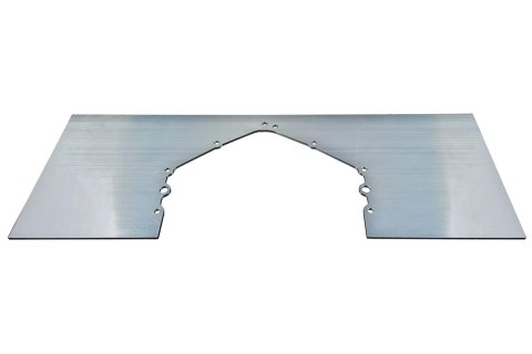 ICT Billet Mid-Mount Motor Plates 551804 Plate, Aluminum, Natural, Mid-Mount, Chevy, Big Block, Small Block, LS, Each thumbnail 1