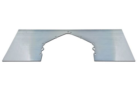 ICT Billet Mid-Mount Motor Plates 551804 Plate, Aluminum, Natural, Mid-Mount, Chevy, Big Block, Small Block, LS, Each thumbnail 2