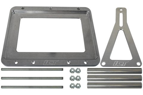 ICT Billet Battery Trays 551181 Tray, Aluminum, Natural, 8.5 in. Width, 11.250 in. Length, Hold-down, Kit thumbnail 2