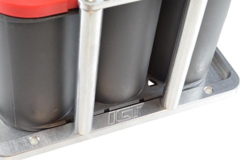 ICT Billet Battery Trays 551181 Tray, Aluminum, Natural, 8.5 in. Width, 11.250 in. Length, Hold-down, Kit thumbnail 6