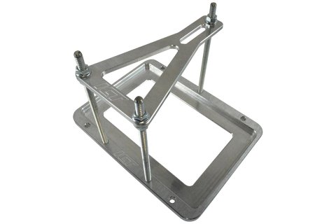 ICT Billet Battery Trays 551181 Tray, Aluminum, Natural, 8.5 in. Width, 11.250 in. Length, Hold-down, Kit thumbnail 9