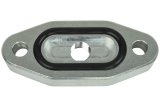 ICT Billet Turbocharger Oil Pan Adapter Flanges 551608 Feed Line Adapters, Feed Type, Stock Size, Bolt On, Aluminum, Natural, GM LS, Kit thumbnail 2